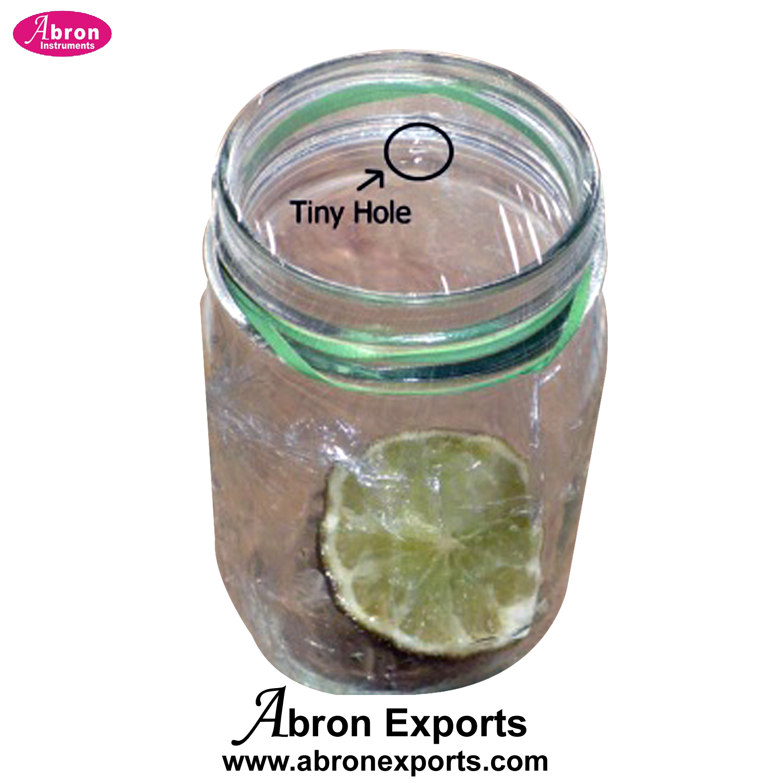 Insect Trap Fruit Fly Trap Glass Bottle Wide Mouth With Film 10pc Abron AB-98TFB 